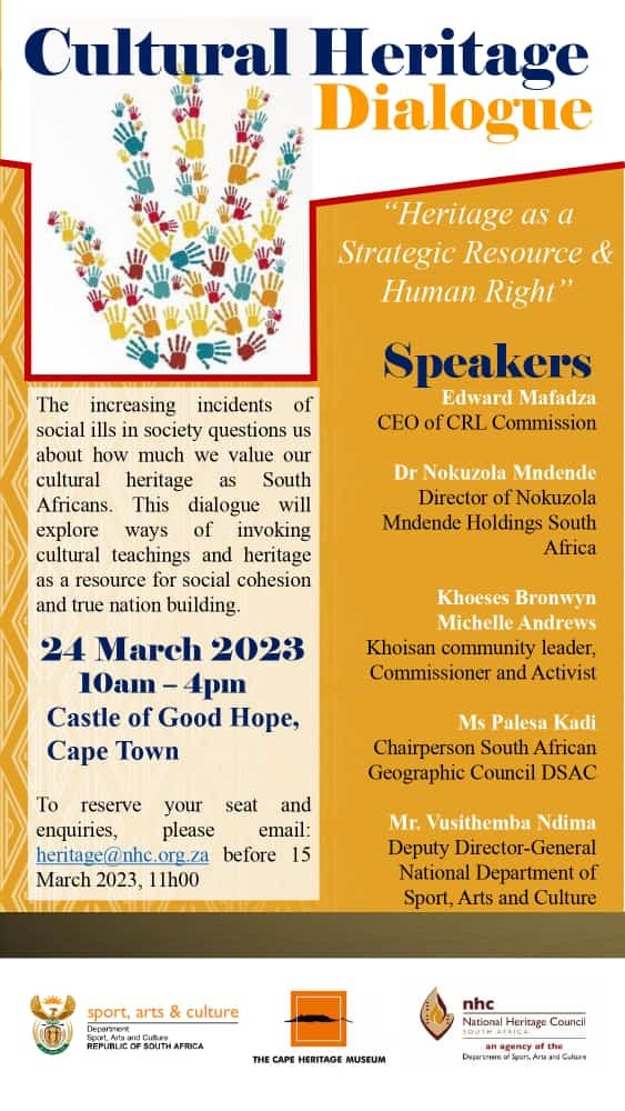Cultural Heritage Dialoge @ Castle of Good Hope