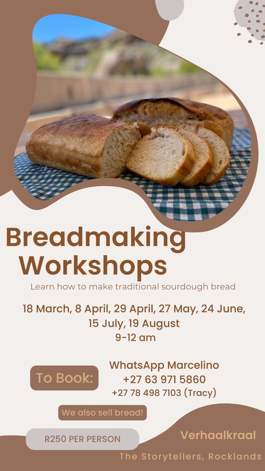 Clanwilliam Museum - Breadmaking Workshop