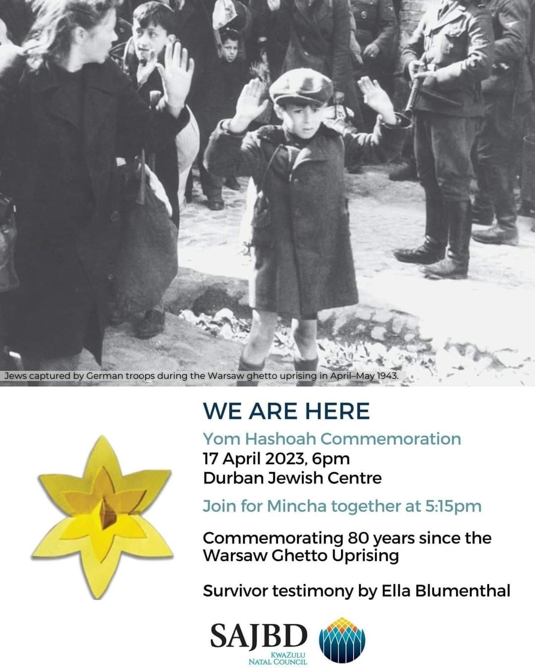 Ella Blumenthal: Survivor Testimony - Durban Jewish Centre