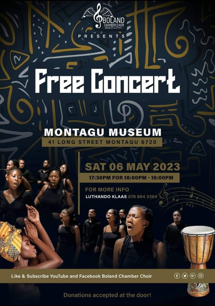 Montagu Museum - Free Concert: Boland Chamber Choir