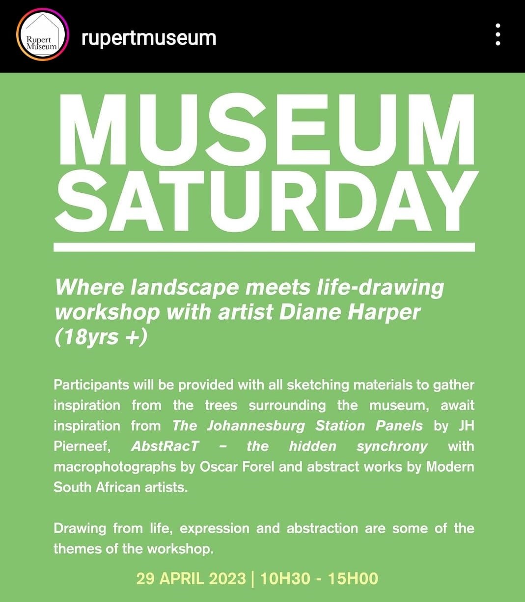 Rupert Museum - Workshop with Diane Harper