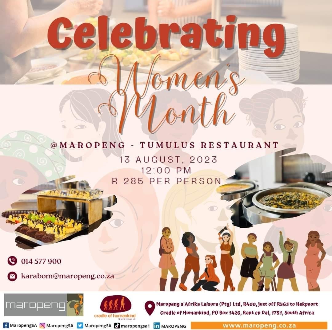 Maropeng Visitor Centre - Women's Month Tumulus Restaurant Special
